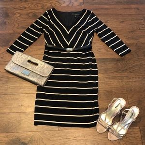White House Black Market Striped Dress